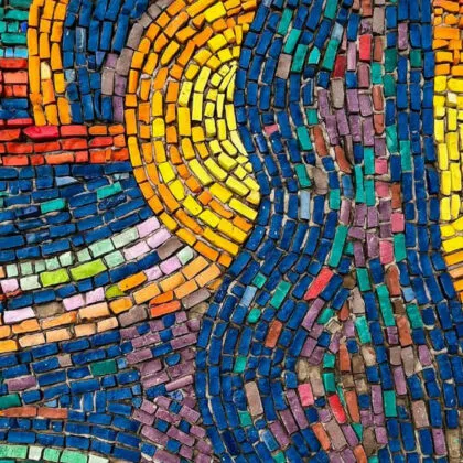 colorful tile mosaic